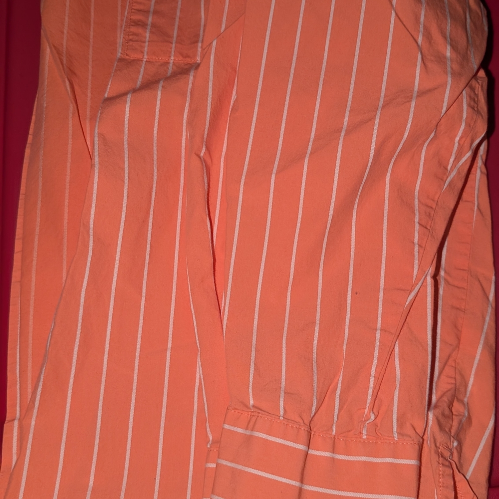 a new day Orange and White Pinstripe Chinos